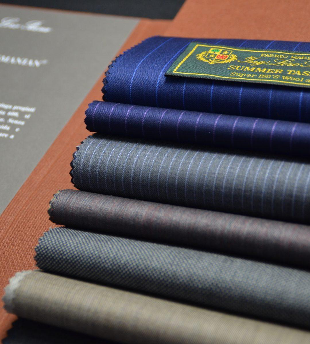 Summer Tasmanian Super 150s fabric detail