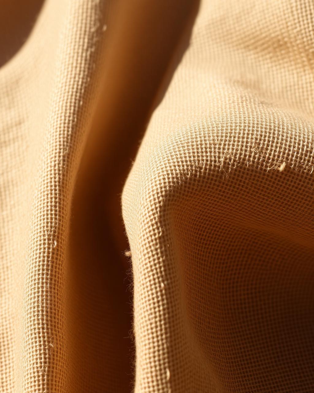 Pure Linen fabric detail
